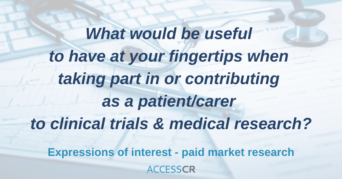 What would be useful to have at your fingertips as a researh participant of partner?